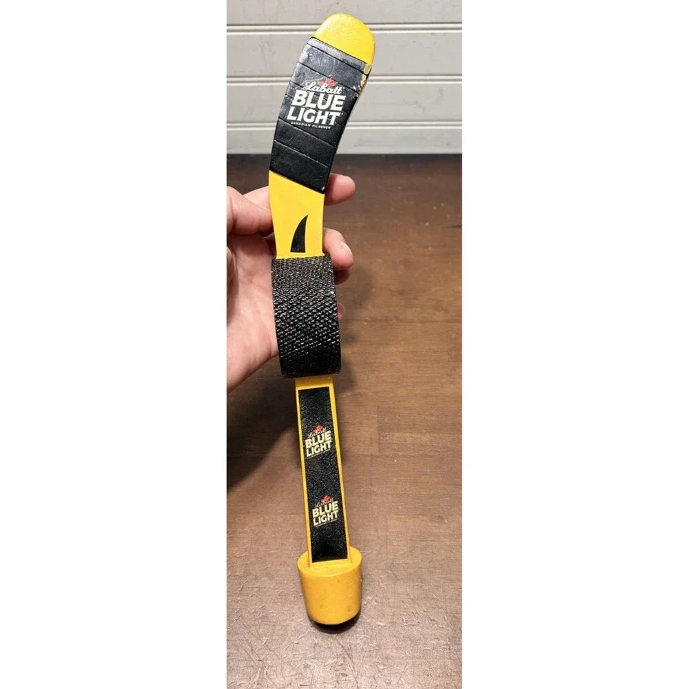 Labatt Blue Light Pittsburgh Penguins Beer Hockey Stick Puck Tap Handle